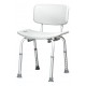Bath Bench/Seat Platinum Collection with Back Rest